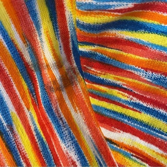 Retro Multicoloured Short-Sleeved Button Down Shirt - Picture 12 of 15